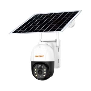 Avenir AV-M11 3MP Sim Kartlı 4G Solar PTZ Bullet Kamera