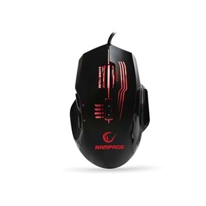 Rampage RX38 CORE7 USB Siyah 7000 DPI RGB KabloluMakrolu Gaming Mouse