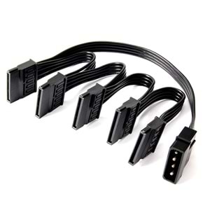 MOLİX MX-IDE TO SATA MOLEX IDE 4 PIN TO 5 PORT SATA ÇOKLAYICI 60CM