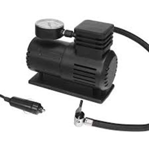 Asonic HK201 Siyah 120W 12V Çakmaklık Girişli 150 Psı Taşınabilir Bisiklet/ Araç Hava Kompresörü