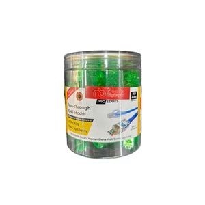 Necip Bilgisayar A102-TR UTP CAT6 RJ45 3U 100'lü Yeni Nesil Yeşil Jack