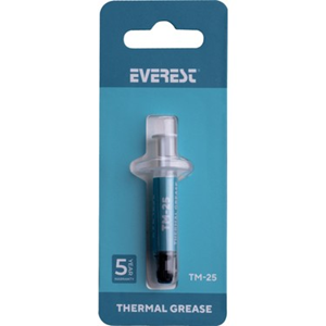 Everest TM-25 0,5g 13,4w/m,K Yüksek Performanslı Gri Termal Macun