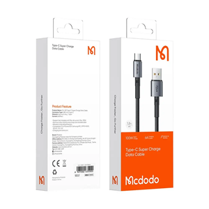 Mcdodo CA-3590 USB to Type-C 100W 6A 1,2M Hızlı Şarj ve Veri Aktarım Kablosu