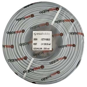 ESU ES-2250 2x0,50MM CCTV KABLO 250METRE