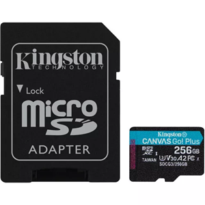 Kingston 256Gb microSDXC Canvas Go Plus Hafıza Kartı SDCG3/156GB