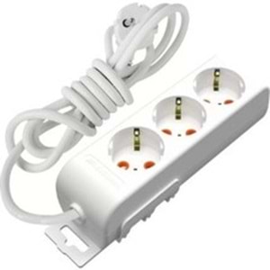 Mutlusan Rı-Tech 6lı 1mt Anahtarlı Topraklı Grup Priz (001 175 620002 01 00)