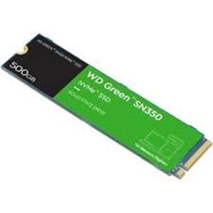 WD GREEN SN350 500GB 2400/1500MB/s GEN3 NVMe PCIe M2 SSD Harddisk (WDS500G2G0C)
