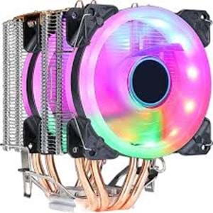 ALFANET AN-R26 RAINBOW Kule Tipi Universal İşlemci Fanı