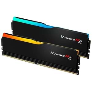 GSkill 32GB (2X16GB) DDR5 6400MHZ CL36 RGB Masaüstü Bellek Ram (M5 F5-6400J3648F1GX2-RM5RK)