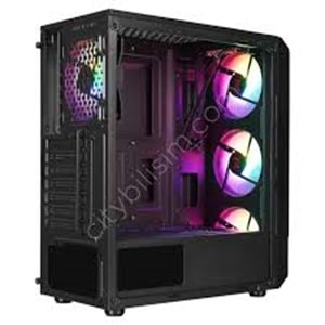 Zeiron Montreal 4x120mm RGB M-ATX Mesh Tower Gaming Oyuncu Kasa