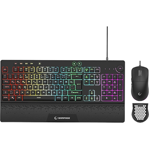 Rampage KM-R57 Seraphic 12800DPI RGB Aydınlatmalı Gaming Siyah Oyuncu Klavye Mouse Set
