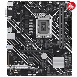 Asus Prime H610M-E D4-CSM DDR4 1700P USB3.2 3200MT/s mATX Anakart
