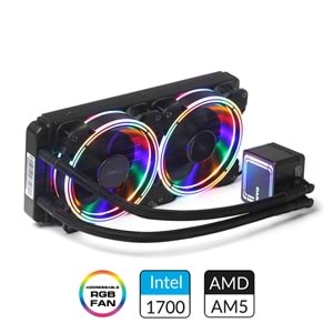 Dark DKCCW246 W246 AquaForce 240MM RGB LEDli Sıvı Soğutma