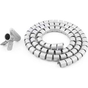 S-Link SL-195 22mm 20Mt Gri Kablo Düzenleyici Toplayıc