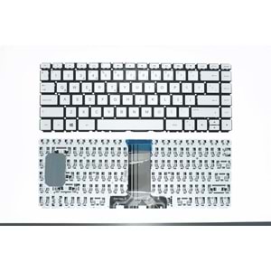 Retro NBKL0338S HP 14-BS000 Uyumlu Gümüş Notebook Klavyesi