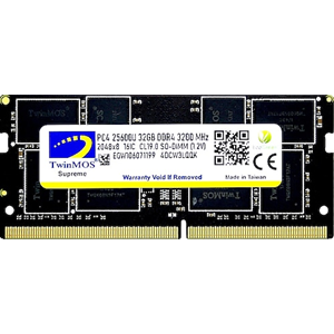TWINMOS 32 GB DDR4 3200MHz CL22 1.2V SODIMM NOTEBOOK BELLEK RAM (MDD432GB3200N)