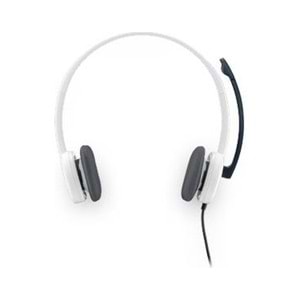Logitech H150 Beyaz Mikrafonlu Gürültü Engelleyici Mikrofonlu CallSenter Stereo Kulaklığı (981-000350)