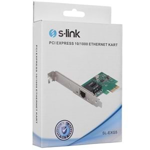 S-Link SL-EXG5 PCI-E 1x10/100/1000 Ethernet Kart