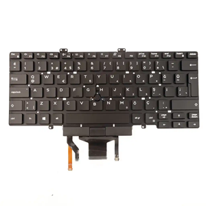 Retro NBKL577V2LD Dell Latitude 5400 Uyumlu Backlit V2 Uyumlu Siyah Notebook Klavye