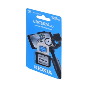 Kioxia Exceria G2 CLASS10 128GB 110MB/50MB/S UHS-I U3 Micro SD Hafıza Kartı (LMEX2L128GG2)