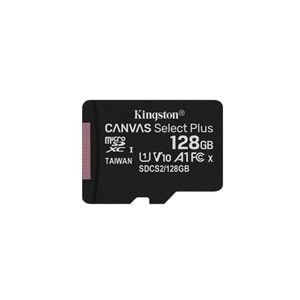 Kingston Canvas Select Plus 128GB GEN3 150MB/s CLASS10 MicroSD Hafıza Kart