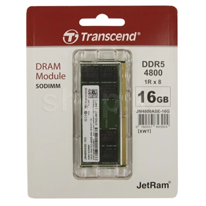 Transcend 16GB DDR5 4800MHZ 1.1V SODIMM Notebook Bellek Ram (JM4800ASE-16G)