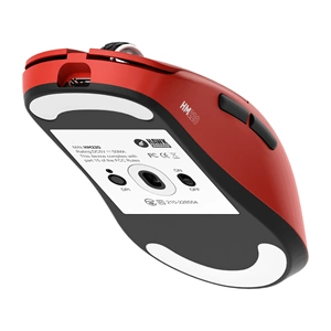 Hawk Gaming HM220 Kırmızı 1K HZ 1200DPI 43G 2.4GHZ/Bluetooth Kablosuz Bataryalı Gaming Oyuncu Mouse