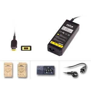 Retro RNA-IB08 20V 4.5A 90W USB Dikdörtgen Uç Notebook Adaptörü