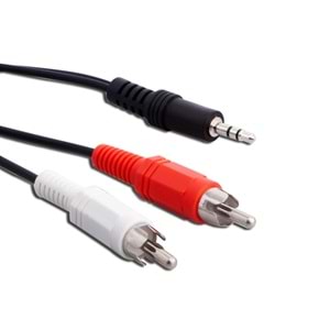 S-Link SL-875 5M 3.5MM/M TO 2XRCA/M Ses Kablosu