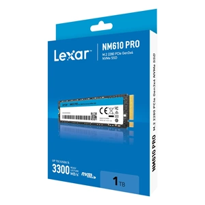 Lexar NM610 PRO 1TB 3300/2600MB/S NVME 2280 GEN3 M.2 SSD Disk (LNM610P001T-RNNNG)
