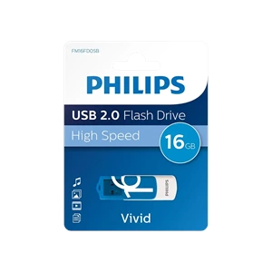 Philips High Speed 16GB USB2.0 Okyanus Mavisi USB Flash Bellek (FM16FD05B/00)