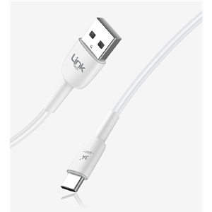 Linktech LCA-K602 USB-A to TYPE-C 45W 5V 3A 1M Beyaz Şarj ve Data Kablosu