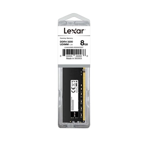 Lexar 8GB 3200MHZ DDR4 CL22 1.2V UDIMM Masaüstü Bellek Ram (LD4AU008G-B3200GSST)