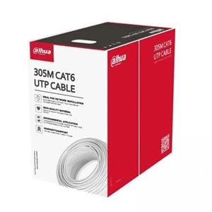 Dahua DH-PFM920I-6UN-C 305M CAT6 23AWG 0.53MM %100 Saf Bakır Beyaz Patch Kablo