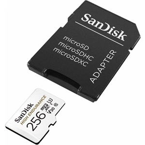 Sandisk High Endurance 256GB U3 V30 100/40MB/S Micro SD Hafıza Kartı (SDSQQNR-256G-GN6IA)