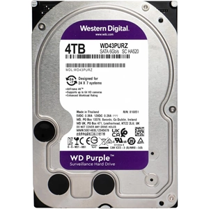 Western Digital Purple 4TB 5400RPM 128MB SATA3 7/24 3.5