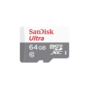 Sandisk Ultra 64GB 100MB/S CLASS10 UHS-I MicroSD Hafıza Kartı (SDSQUNR-064G-GN3MN)