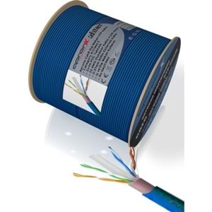 Apronx 305M CAT6 23AWG 0.57MM OutDoor Mavi UTP Patch İnternet Kablosu