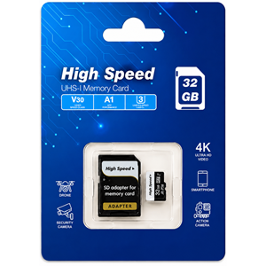 Elba High Speed 32GB CLASS10 A1 V30 U3 UHS-I Micro SD Hafıza Kartı