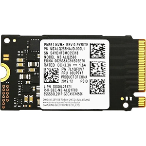 Samsung PM991A 256GB GEN3 3100/1300MB/S Nvme M.2 SSD (MZ-ALQ2560) (KUTUSUZ)