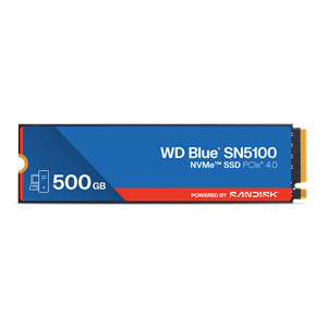 Western Digital Blue SN5100 500GB GEN4 6600/5600MB/S NVME M.2 2280 SSD Disk (Sandisk WDS500G5B0E-00CPE0)