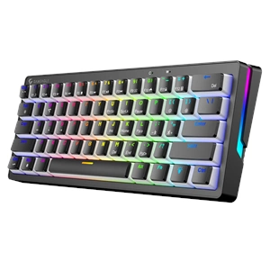 Gameagle Poseidon US Anti-Ghosting Red Switch %60 RGB Siyah Gaming Oyuncu Klavyesi