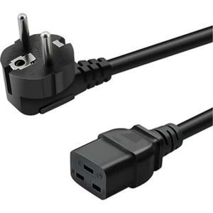 Schuko C19-2M 3*1.5MM-2M 2M Server/UPS Güç Kablosu