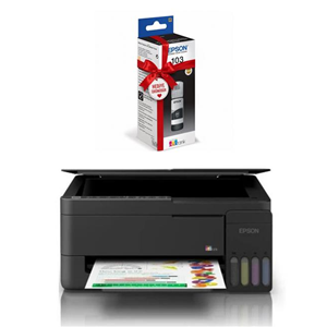 Epson EcoTank L3350 Wi-Fi Tarayıcı Fotokopi Çok Fonksiyonlu Mürekkepli Tanklı Yazıcı (Orjinal Siyah Epson Mürekkep Hediyeli)