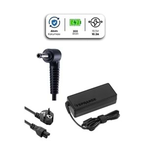 Sprange SR-L44 19.5V 10.3A 200W 5.5*2.5 HP Uyumlu Notebook Adaptör