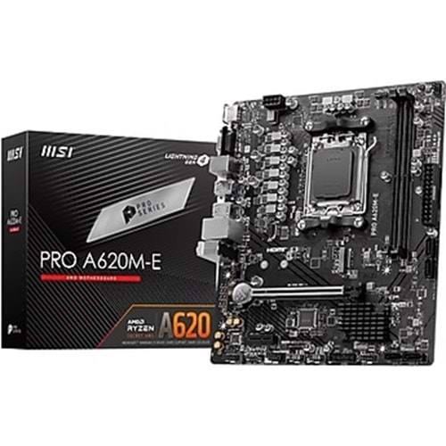 MSI Pro A620M-E AMD AM5 DDR5 Micro ATX Anakart