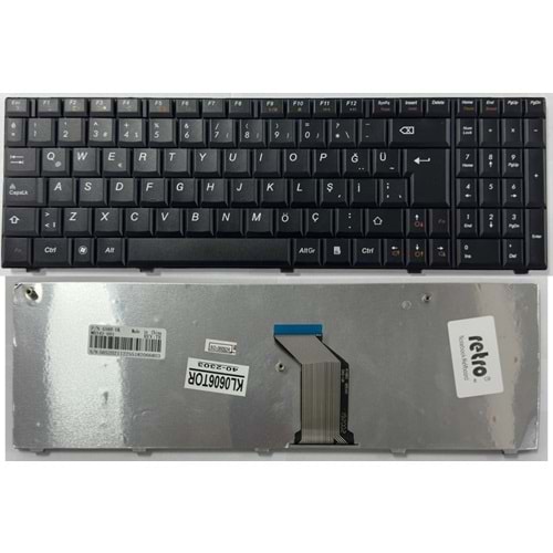 Retro NBKL606TOR Lenovo G560 Uyumlu Notebook Klavyesi