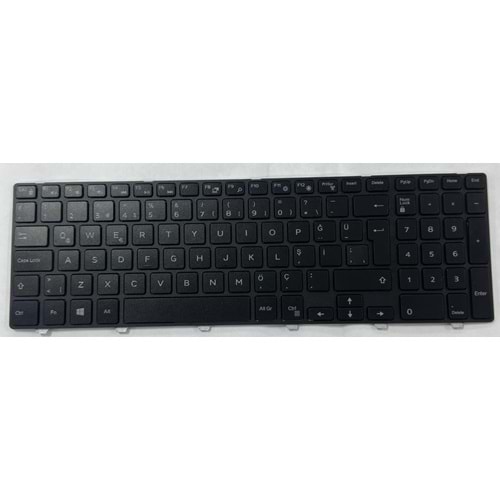 Retro NBKL858 Dell Inspiron 3542 Uyumlu Notebook Klavyesi - Siyah - TR