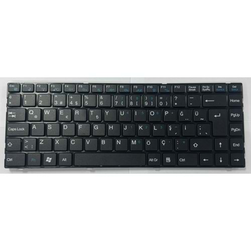 Retro NBKL868 Casper Nirvana CGE, X300V Uyumlu Notebook Klavyesi - Siyah - TR