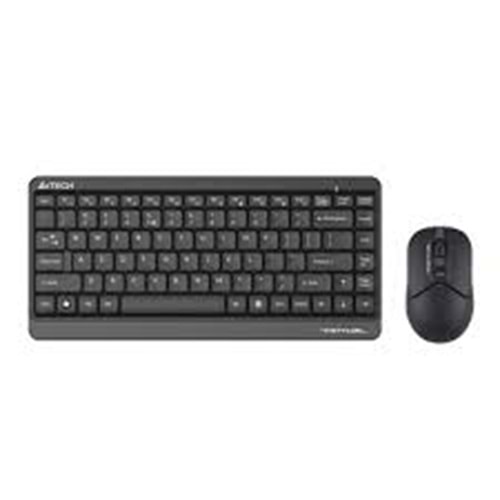 A4Tech FG1112 Kablosuz Standart Gri Mini Q Klavye & Mouse Set